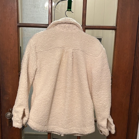 STATE Women's Off-White Teddy Jacket - Picture 3 of 3